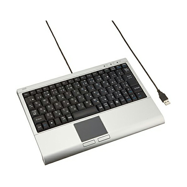 サンワサプライ タッチパッド付鍵盤 SKB-TP01SVN 貨物輸送無料
