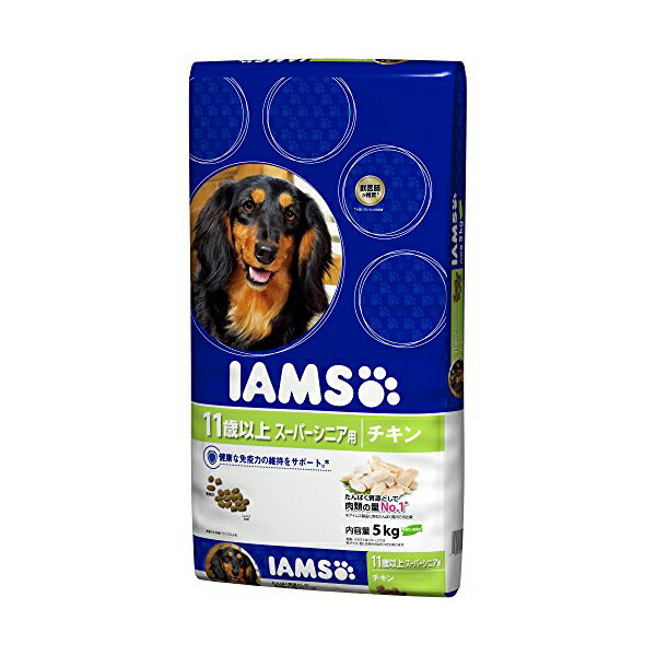 マースジャパンリミテッド アイムス IAMS 11歳以上用 毎日の健康ケア 小粒 ドッグフード チキン 5kg フレーク イヌ シニア 小型品種 安心素材 価格は1個のお値段です