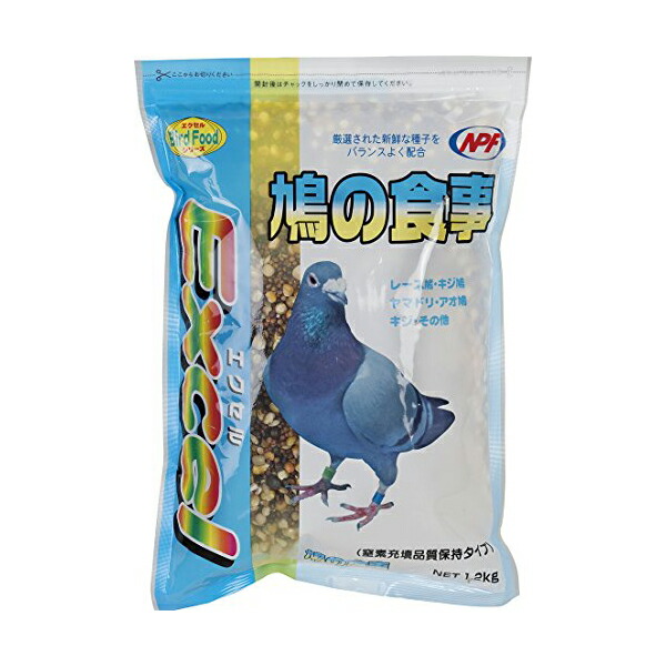 【16個セット】 ナチュラルペットフーズ エクセル 鳩の食事 1.2kg 自然素材 鳥 鳩 全年齢 ペットフード 鳥用品 エサ フード ペット 小鳥 穀類 安心素材