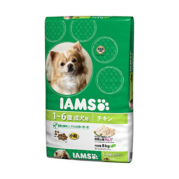 マースジャパンリミテッド アイムス IAMS 成犬用 健康維持用 小粒 ドッグフード チキン - フレーク イヌ アダルト 小型品種 安心素材 価格は1個のお値段です