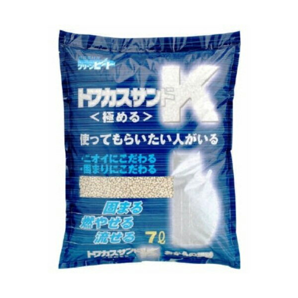 【4個セット】 ペグテック トフカス猫砂 サンド K 7L 猫 インテリア ネコトイレ トイレに流せる ねこグッズ ペットグッズ トイレ砂 猫トイレ ペット用品 ネコの砂 トイレタリー 燃やせる ペット用 収納 おから キャット トイレ トフカス 防災 日用品 安心素材