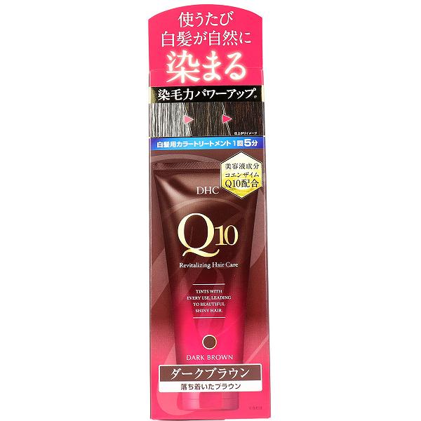 【6個セット】 DHC Q10プレミアム カラートリートメント SS ダークブラウン 落ち着いたブラウン 150g 女性 白髪染め ヘアケア 抽選 トリートメント 天然成分配合 カラー剤 美容 プレミアム 白髪 一時着色料 女性用 毛髪着色料 男性用 白髪隠し｜ウルマックス 店