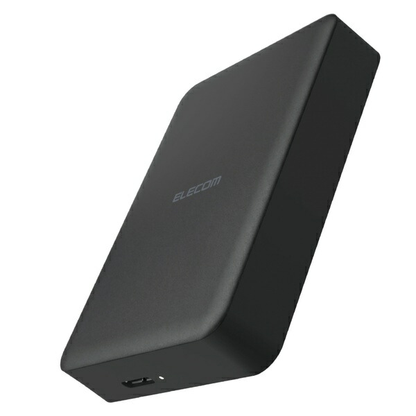 【正規代理店】 エレコム ELP-HTV040UBK ELECOM Portable Drive USB3.2(Gen1) 4TB Black｜ウルマックス 店