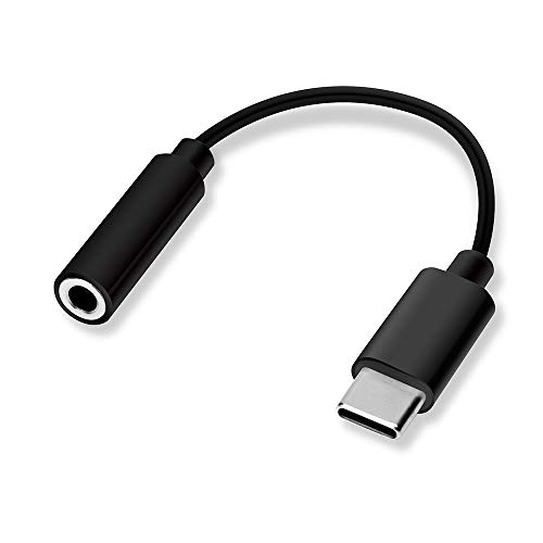 【10個仕掛ける】 PGA PG-35CCN01BK 3.5粍 イヤ電話機うつり変わりアダプター for USB Type-C 黒いこと