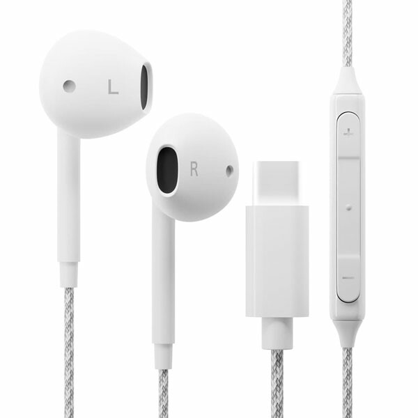 【5個セット】 PGA PG-SETC2WH2 USB Type-C ステレオイヤホン タフケーブル／インナーイヤータイプ Premium Style ホワイトPGSETC2WH2｜ウルマックス 店