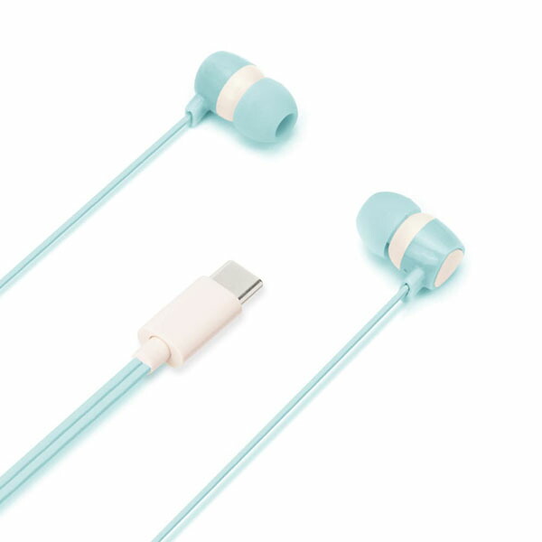 【5個セット】 PGA PG-SECE3BL4 USB Type-Cコネクタ ステレオイヤホン カナルタイプ Premium Style ブルー PGSECE3BL4