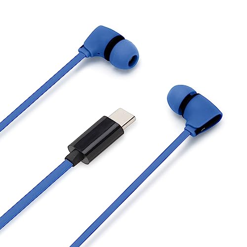 【10個セット】 PGA PG-SECE4BL2 USB Type-Cコネクタ ステレオイヤホン カナルタイプ Premium Style コード長1.2m ブルー PGSECE4BL2