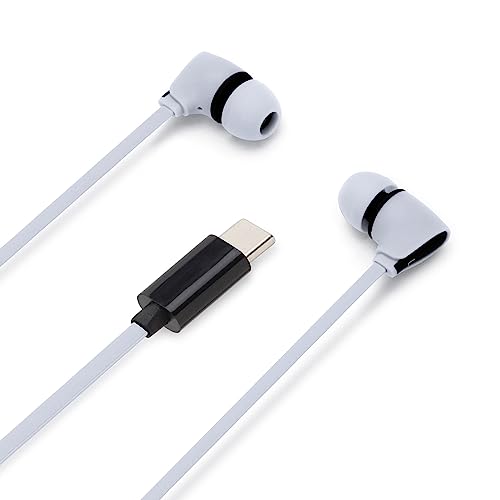 【5個セット】 PGA PG-SECE4GY5 USB Type-Cコネクタ ステレオイヤホン カナルタイプ Premium Style コード長1.2m グレー PGSECE4GY5｜ウルマックス 店