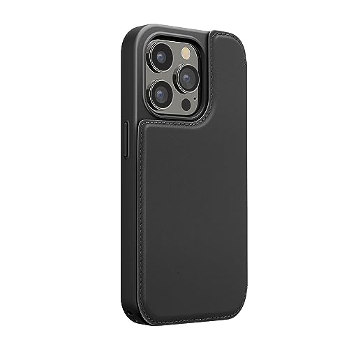 【10個セット】 PGA PG-23BBF03BK iPhone15Pro バックフリップケース Premium Style ブラック PG23BBF03BK