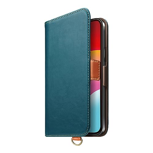【5個書き割り】 PGA PG-23CFP01BL iPhone15Plus フリップ取りまかなう Premium Style 青碧 PG23CFP01BL