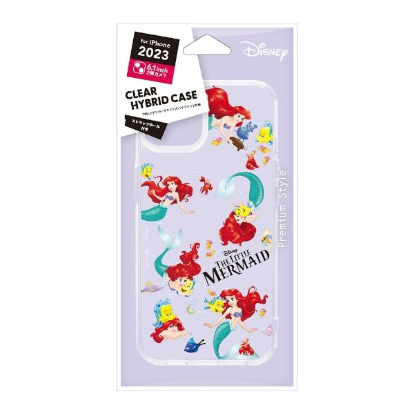【10個セット】 PGA PG-D23APT11ARL iPhone15 クリアハイブリッドケース Premium Style アリエル PGD23APT11ARL｜ウルマックス 店