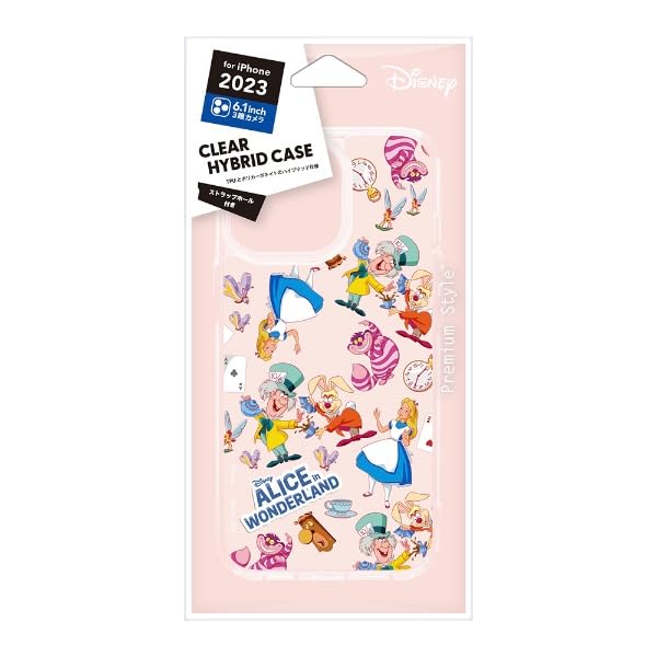 【10個セット】 PGA PG-D23BPT10ALC iPhone15Pro クリアハイブリッドケース Premium Style アリス PGD23BPT10ALC|ウルマックス 店
