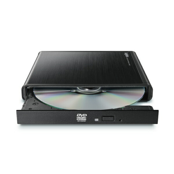 【正規代理店】 エレコム LDR-PMM8U2VBK ポータブルDVDドライブ Type-A 再生・編集・書き込み ブラック