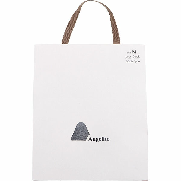 【10個仕かける】 Angelite(アンジェライト) 役立つこと性下穿きさる股引き ボクサー印字機 黒いこと M 1枚入 吸水・サニタリー-レディース