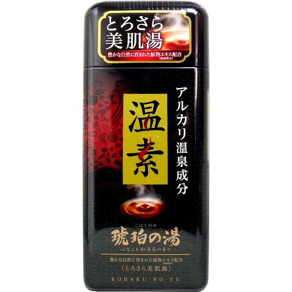 【12個セット】 アルカリ温泉成分 温素 入浴剤 琥珀の湯 和漢茶の香り 600g入 湯冷め 女性 産前産後 薬用 肩こり 疲労回復 国産 配合 うちみ リウマチ 冷え性 温泉成分 白華の湯 スキンケア 温浴効果 にきび 男性 美人の湯 保湿 神経痛|ウルマックス 店
