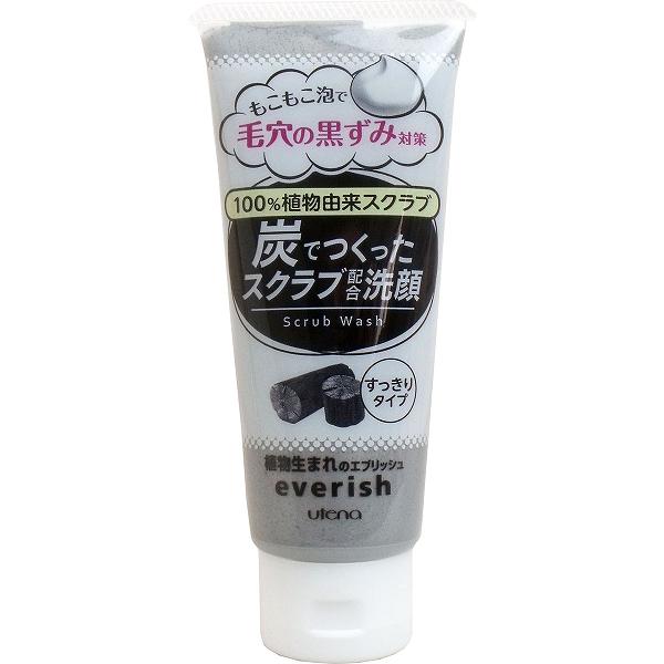 【20個仕掛ける】 ウテナ エブリッシュ 炭でつくったスクラブ洗顔 135g入 黒ずみ しっとり アロエスクラブ洗顔 特別世話をする 草木性 スミの分かりやすい芳ばしさ 澄み切った感 洗顔質問用紙 微香性 美容 細孔世話をする 細孔 人はだ世話をする もこもこ スクラブ洗顔 メントール