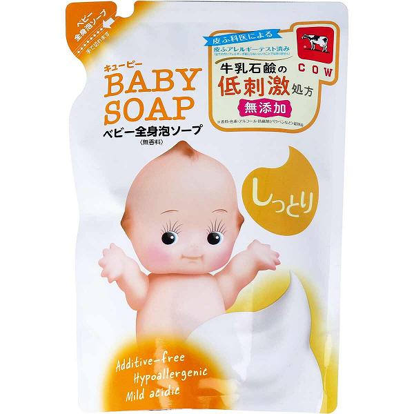【24個セット】 キューピー しっとり全身ベビーソープ 泡タイプ 詰替用 350mL しっとり シアバター 詰替 ヒアルロン酸 配合 牛乳石鹸共進社 ソープ スキンケア 保湿 ボディソープ ボディーソープ ベビーシャンプー 牛乳石鹸 ボディ 弱酸性