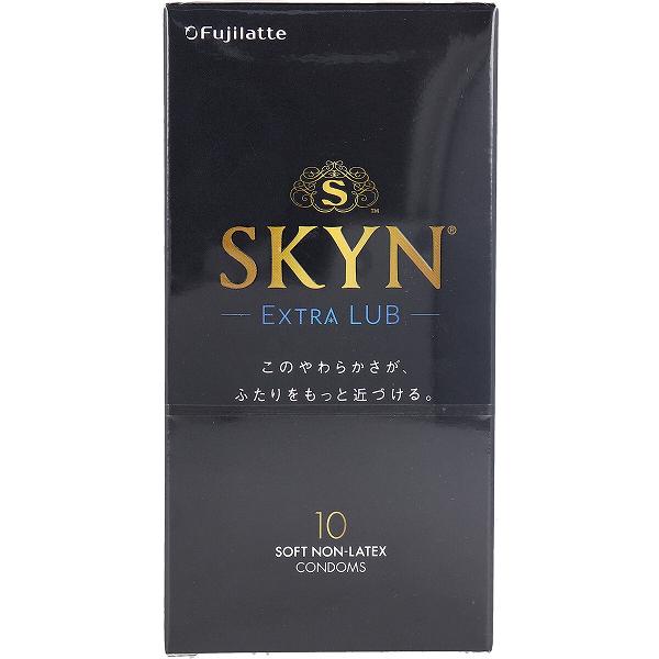 【5個セット】 SKYN エクストラルブ ソフトノンラテックスコンドーム 10個入 滑らか 気持ちいい ゼリー 新素材 プラス 潤い 潤滑ゼリー ラージ ジェル レギュラーサイズ サイズ スタンダード 不二ラテックス プレミアム スキニー ソフト ラージサイズ レギュラー