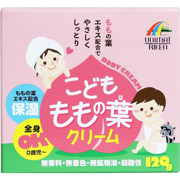 【24個書き割り】 こどもももの葉皮膚軟化剤 120g ユニマットリケン セラミド ヒアルロン酸 潤い 無砿物油 保湿 もの言う花 弱酸性 無芳ばしさ こども 感じやすい 無染めつける 乳飲み子 ちびっ子 ももの葉 赤ちゃん お風呂