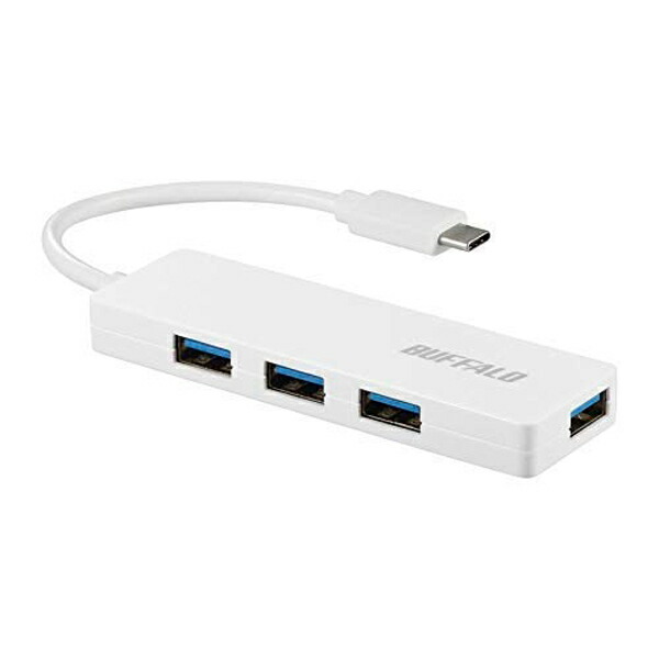 【10個セット】 バッファロー BSH4U120C1WH ＵＳＢハブ｜ウルマックス 店