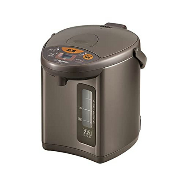象印マホービン CD-WU22-TM 象印 マイコン沸とう電動ポット (2.2L/メタリックブラウン) ポット 調乳 ワイド 時短 デジタル液晶 温度設定 赤玉水量計 蒸気セーブ 赤ちゃん 電気 空だき防止 オーム電機 蒸気セーブ機能つき 自動給湯ロック｜ウルマックス 店