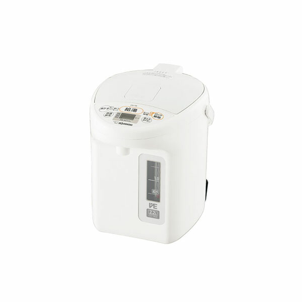 象印マホービン CVTE22-WA 象印 マイコン沸とう VE電気まほうびん (2.2L/ホワイト) ポット キッチン家電 ホワイト 時短 温度設定 ゆうとうせい 簡単操作 赤玉水量計 赤ちゃん 電気 タイプ 蒸気セーブ機能つき 電気ポット 優湯生 哺乳瓶|ウルマックス 店