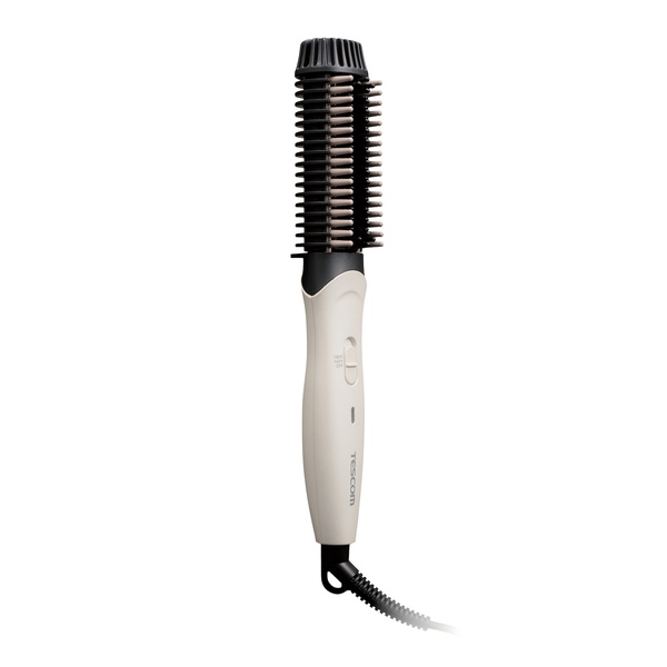 【正規代理店】 エレコム TB460A-W ヘアーアイロン マイナスイオン ブラシ ホワイト
