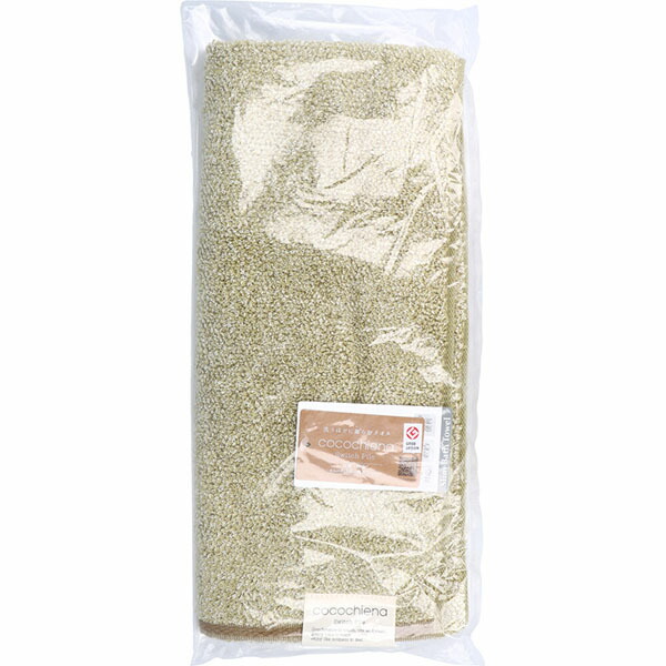 【10個セット】 cocochiena2(ココチエナ2) スリムバスタオル 約34×120cm グリーン CE10021 1枚入 8,011円