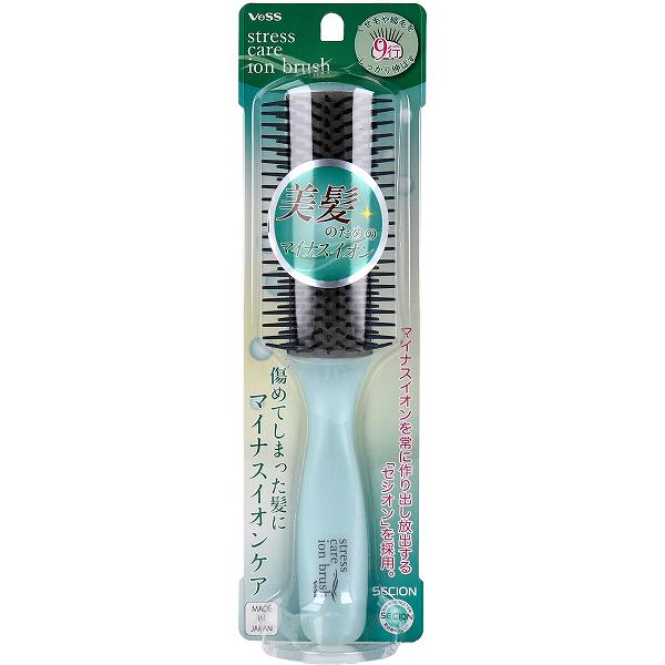 【15個セット】 ストレスケア イオンブラシ SI-1000 ヘアケア ヘアーブラシ 傷んだ髪 ヘアブラシ ブラシ イオン マイナスイオン ベス工業