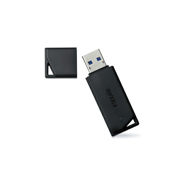 【5個セット】 バッファロー USB3.1(Gen1)対応 USBメモリー バリューモデル 64GB ブラック テープ メモリー キャップ式 メモリ パソコン周辺機器 記録メディア 送料無料｜ウルマックス 店 12,378円