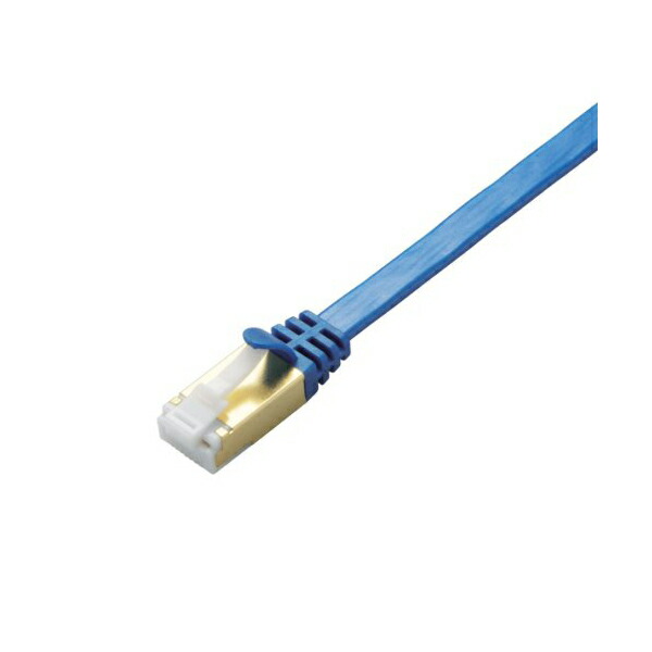 【5個仕掛ける】 エレコム LD-TWSFT/BM05 Cat7標準尺度 ローカルエリアネットワークケーブルランケーブル サイバー空間有線テレビ 有線テレビ ツメ折れ押しとどめる 木目細か 0.5m ELECOM 架線 木目細か手合い 爪折れ押しとどめる 相応う ブルーメタリック 木目細か有線テレビ 遮蔽物付 ツメ折れ押しとどめる手合い 貨物輸送無料
