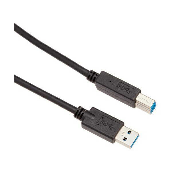 【5個仕掛ける】 エレコム USB3-AB10BK/RS USB有線テレビ USB3.0 (A‐B) 1.0m 黒いこと ELECOM 導線 有線テレビ 飾り気の無い荷拵え 判定基準公証品 事務設備 型 飾り気の無い包み 貨物輸送無料