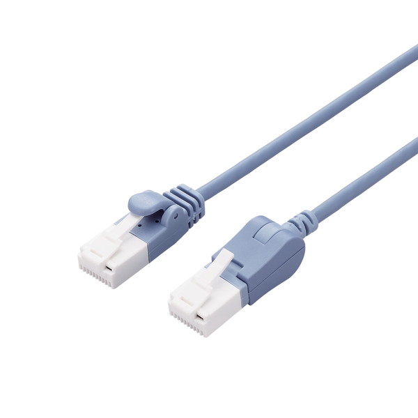 【10個セット】 エレコム LD-GPATSV/BU50 LANケーブル CAT6A準拠 爪折れ防止 縦スイング式コネクタ 5.0m ブルー LDGPATSV/BU50|ウルマックス 店