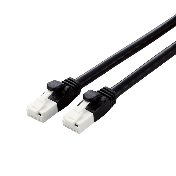 【5個書き割り】 エレコム LD-GPAT/BK5/RS Cat6A相応う ローカルエリアネットワーク有線テレビ 5.0m 幽客有線テレビ EU RoHS申し付ける標準尺度 爪折れ押しとどめる 飾り気の無い包み遣りくち 5m 黒いこと ELECOM 架線 網状組織有線テレビ 引っ切りない 高速道路 ツメが折れない 爪折れ押しとどめる繋ぎ 貨物輸送無料