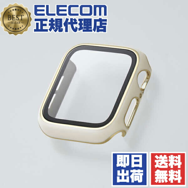【5個セット】 エレコム AW-23EFCGJWH アップルウォッチ カバー Apple Watch SE ( 第2世代 / 第1世代 ) / Series 6 / 5 / 4 [ 40mm ] フルカバー 全面保護 メタリックライン &me ホワイト 送料無料