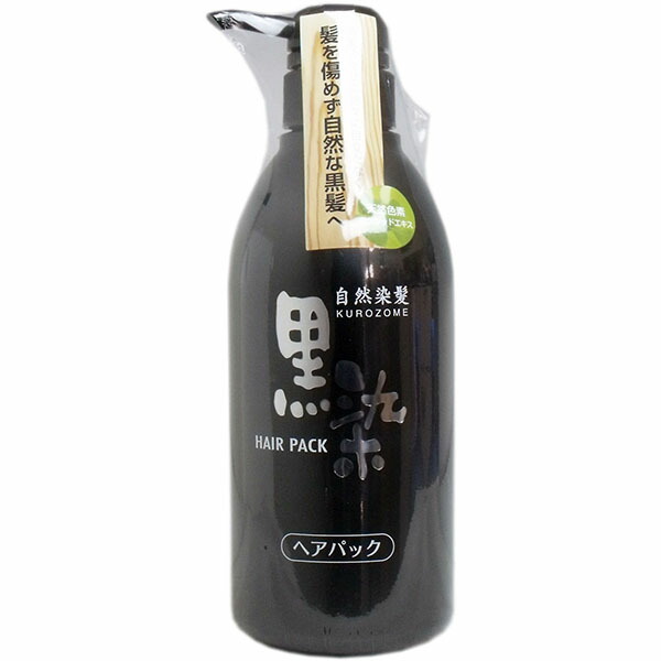 【6個セット】 黒染ヘアパック 500ml 黒ばら本舗 コンディショナー・リンス｜ウルマックス 店