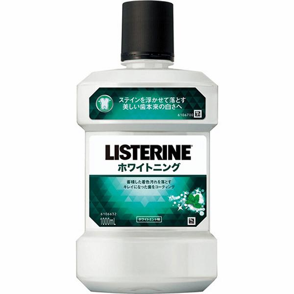 【10個セット】 ジョンソン＆ジョンソン 薬用リステリン ホワイトニング 1000ml｜ウルマックス 店