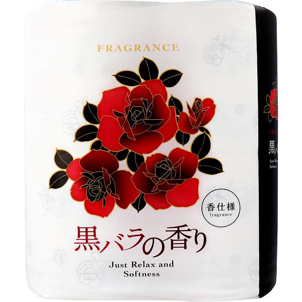【24個セット】 四国特紙 トイレットペーパー 黒バラの香り ダブル 30m×4ロール プリント柄 トイレ用品 やわらか 日用消耗品 ふんわり 香仕様 大容量 日用品 消耗品 トイレットロール トイレ 8,181円