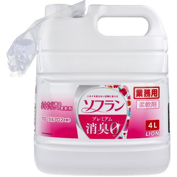 【3個セット】 ライオンハイジーン ソフラン プレミアム消臭 フロ-ラルアロマの香り 4L