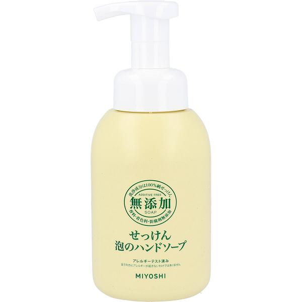 【24個セット】 ミヨシ 無添加石鹸 泡のハンドソープ本体｜ウルマックス 店