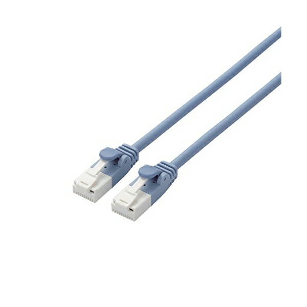 【5個仕掛ける】 エレコム LD-GPAYT／BU100 ツメ折れ押しとどめるやわらかローカルエリアネットワーク有線テレビ Cat6A標準尺度 10m