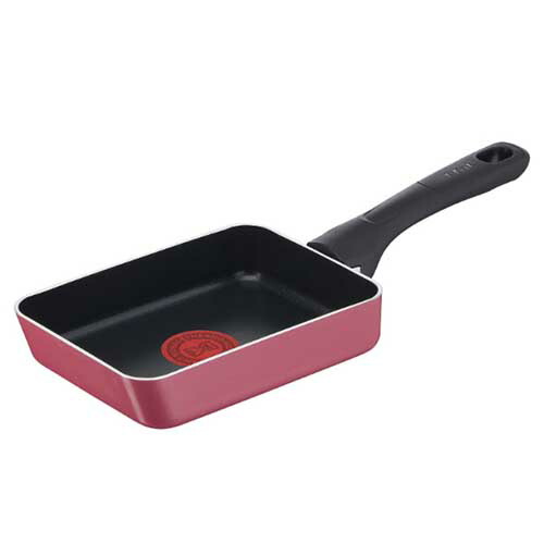 【10個セット】 ティファール B55918 玉子焼き器 12&times;18cm ガス火対応 「 クランベリーレッド エッグロースター 」 こびりつきにくい レッド T-fal Tfal グループセブ グループセブジャパン 人気商品｜ウルマックス 店