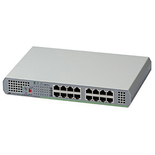 アライドテレシス AT-GS910/16 R 2331R スイッチ ポート数 電源内蔵 スマートスイッチ ネットワークハブ 転送速度 送料無料｜ウルマックス 店