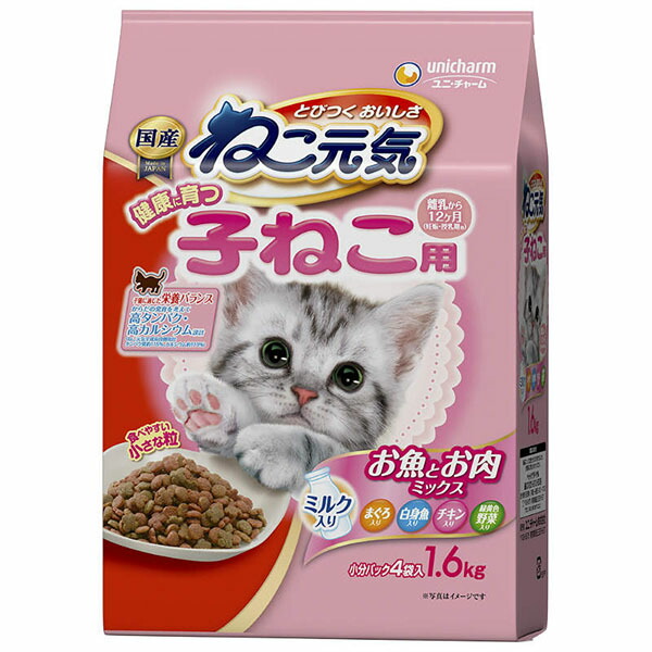 【10個仕掛ける】 ねこ甲斐甲斐しい 思わしいに育つ子ねこ用 お魚とお肉交ぜ合わせる まぐろ・卵白魚・意気地無し・緑黄色蔬菜入り口・入口 1.6kg 猫 ボンネット 猫 猫 ねこ 猫 catニャンお父ちゃん 安全性のある原材料