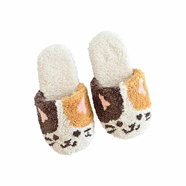 【5個セット】オカ OKA ファンディット アニマル トイレスリッパ ベージュ ねこ かわいい ペット 三毛猫 吸着 ふわふわ 人気商品