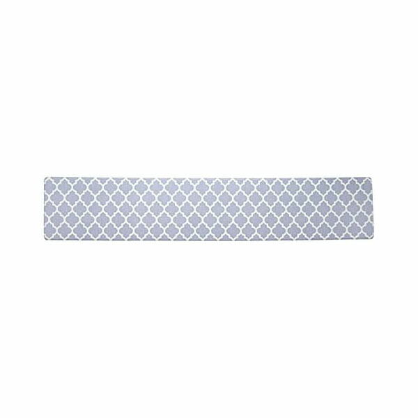 【2個セット】オカ OKA ササっと拭けるマット キッチンマット 約45cm×240cm グレー モロッカン 拭ける PVC 塩化ビニル 人気商品
