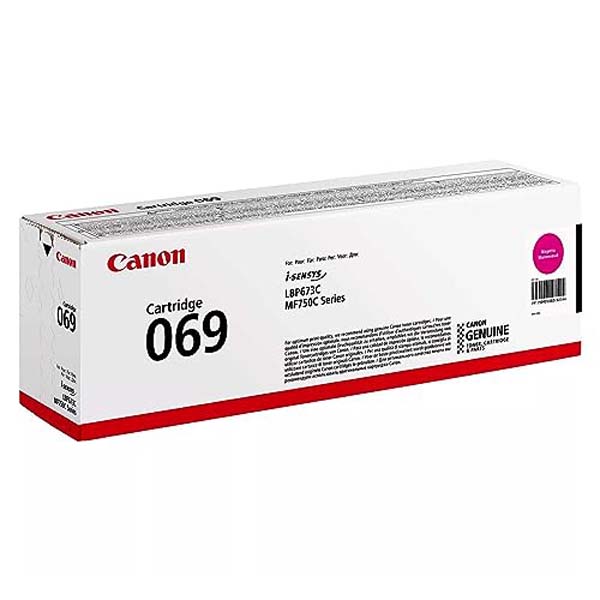 CANON トナーカートリッジ 069 M (マゼンタ) CRG-069MAG (約1900ページ印刷可能) トナー交換 プリント カートリッジ 純正 キヤノン 印刷 オフィス トナーカットリッジ イエロー レーザープリンタ サテラ パソコン インク トナー 送料無料