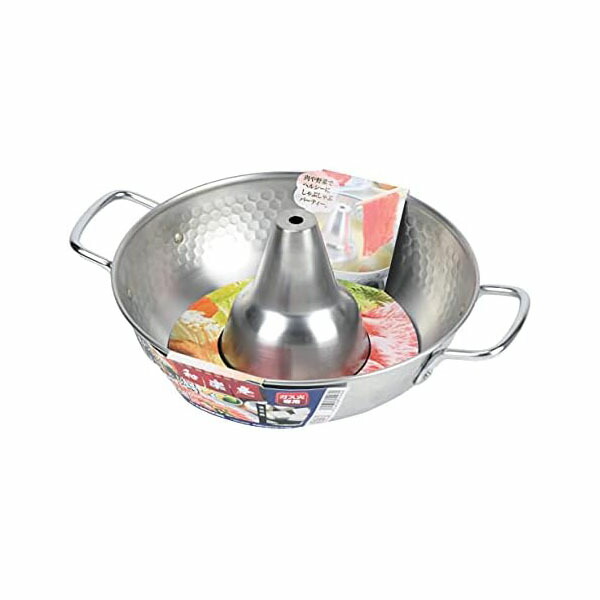 【2個セット】パール金属 和楽庵 ステンレス製しゃぶしゃぶ鍋26cm 日本製 ガス火専用 HB-5969 人気商品