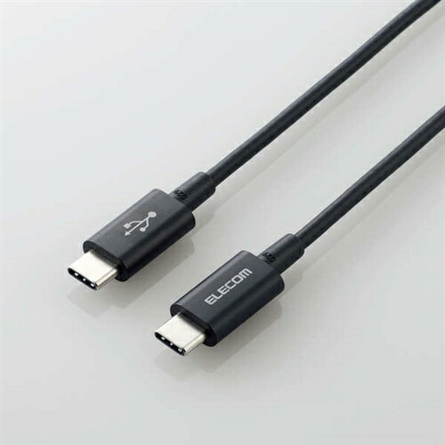 【10個書き割り】 エレコム MPA-CCPS20PNBK USB2.0有線テレビ(C-C、PD相応う、耐久操作手順) 2.0m 黒いこと