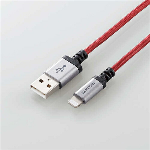 【10個仕掛ける】 エレコム MPA-UALS12RD 高耐久Lightning有線テレビ 1.2m 赤いこと